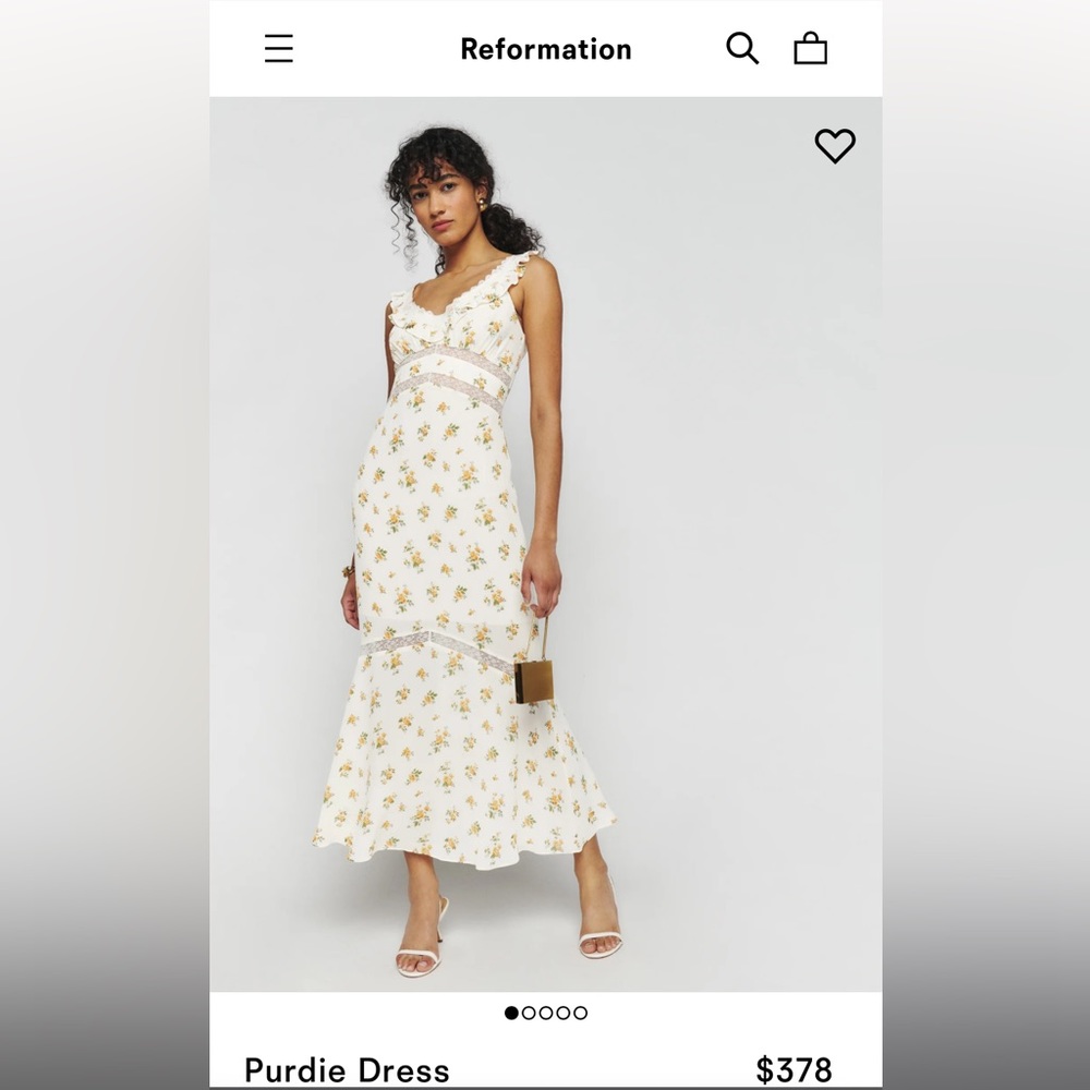 Reformation Purdie Dress NWT XS